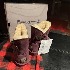 “Authentic”Toddler Bearpaw Suede Boots